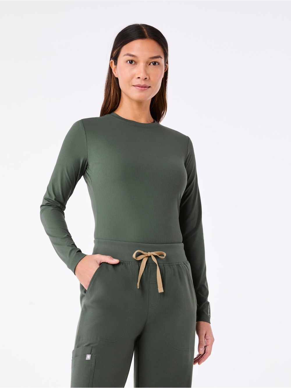 Figs Palmer Ribbed Underscrub